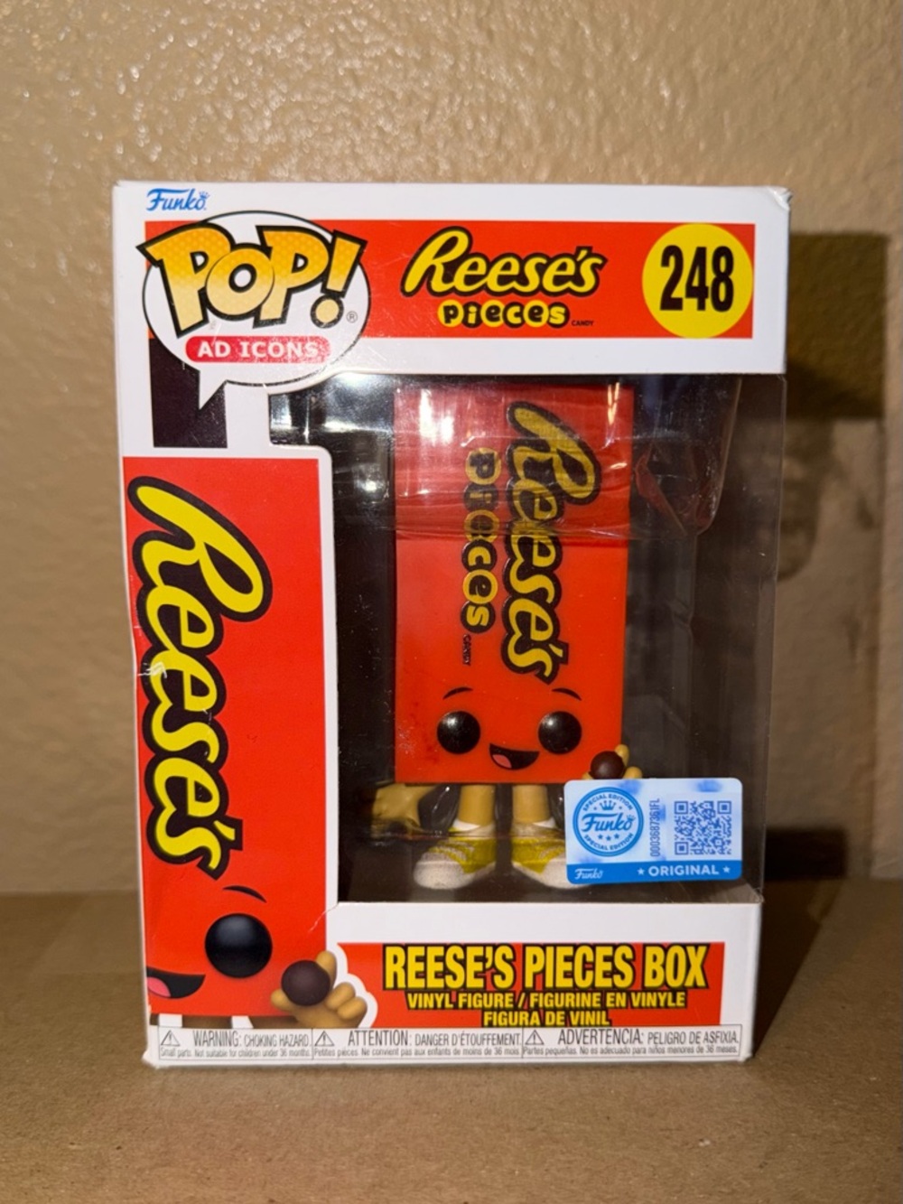 Funko Pop! Ad Icons Reese's Pieces Box Vinyl Figure #248 Special Edition NEW!